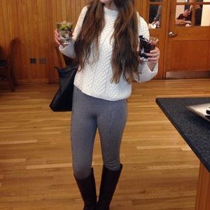 Zara houndstooth leggings pants